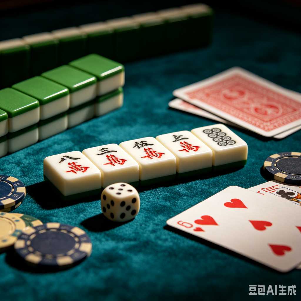green transparent mahjong tiles